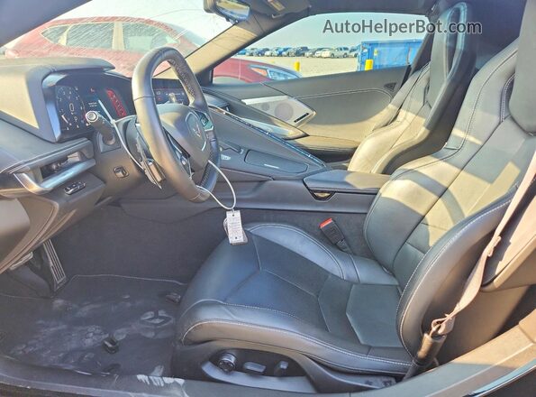 1G1YB2D48N5112103 2022 CHEVROLET CORVETTE Black Vista interior delantera