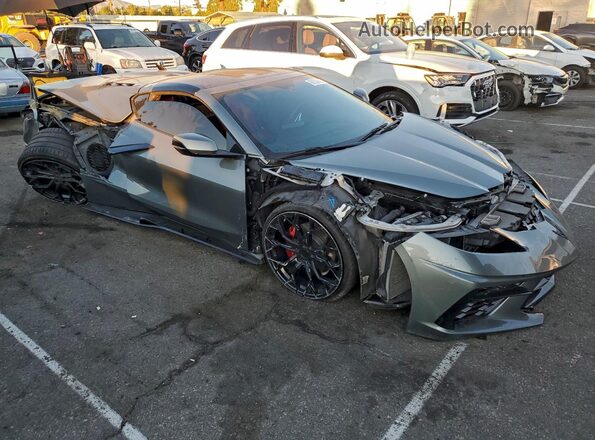 1G1YB2D4XN5124138 2022 CHEVROLET CORVETTE Серый Передняя правая четверть