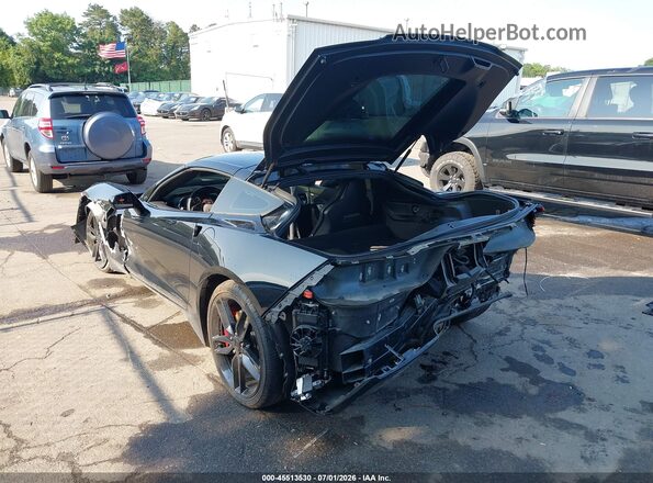 1G1YB2D70H5113664 2017 CHEVROLET CORVETTE Черный Задняя левая четверть