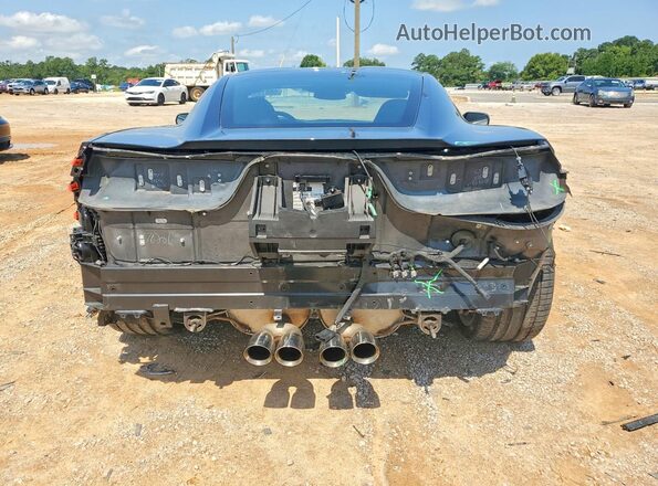 1G1YB2D73K5112239 2019 CHEVROLET CORVETTE Charcoal უკანა ხედი