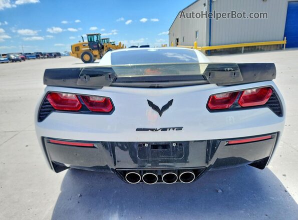 1G1YB2D75G5114422 2016 CHEVROLET CORVETTE White Widok z tyłu