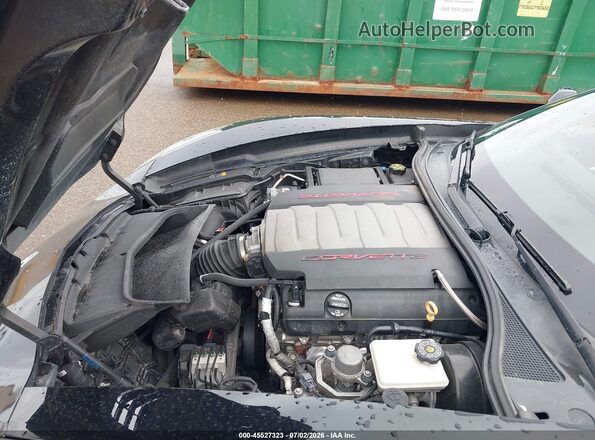 1G1YB2D76K5121159 2019 CHEVROLET CORVETTE Black Вид ззаду