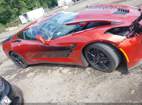 1G1YB2D78G5108209 2016 CHEVROLET CORVETTE Orange Սալոնի հետևի տեսք