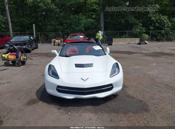1G1YB2D7XJ5103522 2018 CHEVROLET CORVETTE Белый Вид щитка приборов