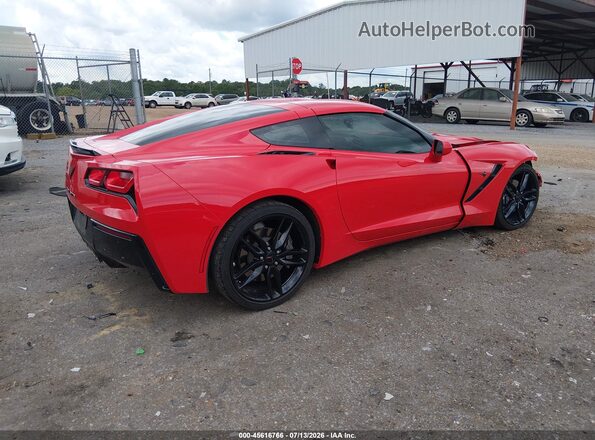 1G1YB2D7XK5113775 2019 CHEVROLET CORVETTE Red Trasero derecho