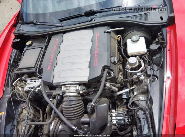 1G1YB2D7XK5113775 2019 CHEVROLET CORVETTE Red Vista trasera