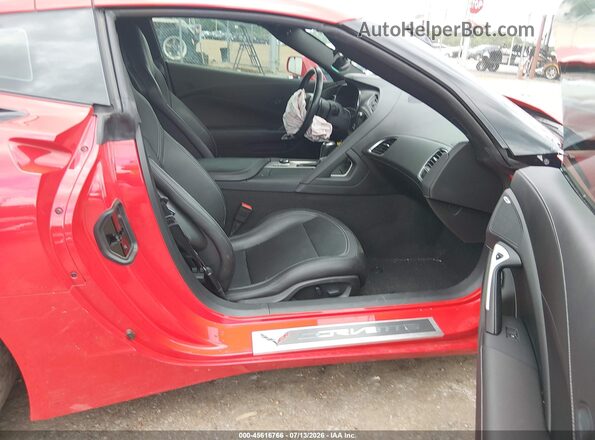 1G1YB2D7XK5113775 2019 CHEVROLET CORVETTE Red Vista interior delantera