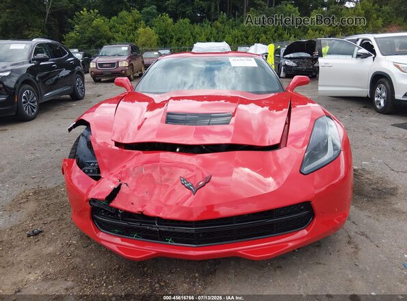 1G1YB2D7XK5113775 2019 CHEVROLET CORVETTE Red Vista interior trasera