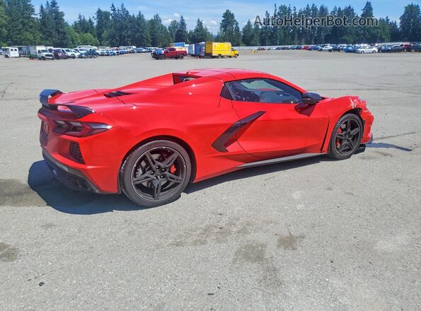 1G1YB3D40P5126764 2023 CHEVROLET CORVETTE Red Задня права чверть