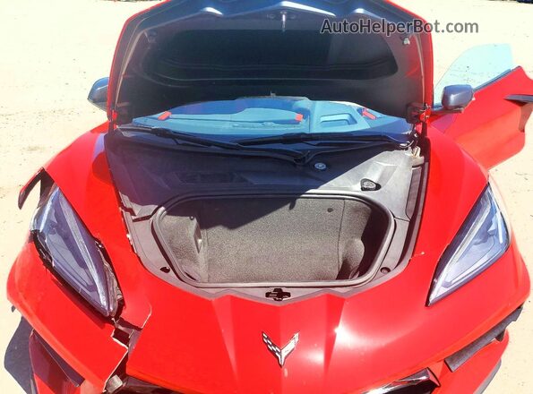 1G1YB3D40P5126764 2023 CHEVROLET CORVETTE Red Вид задньої частини салону