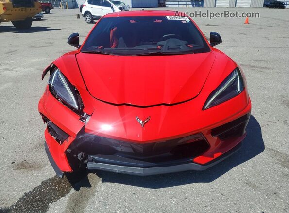 1G1YB3D40P5126764 2023 CHEVROLET CORVETTE Red Вид спереду