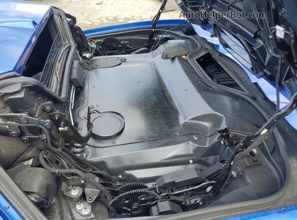 1G1YB3D42M5100663 2021 CHEVROLET CORVETTE Blue Rear interior view