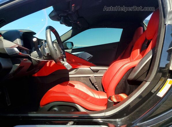 1G1YB3D45N5115059 2022 CHEVROLET CORVETTE Black Vista interior delantera