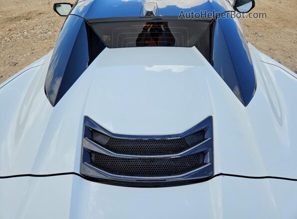 1G1YB3D46P5112853 2023 CHEVROLET CORVETTE White Vista interior trasera