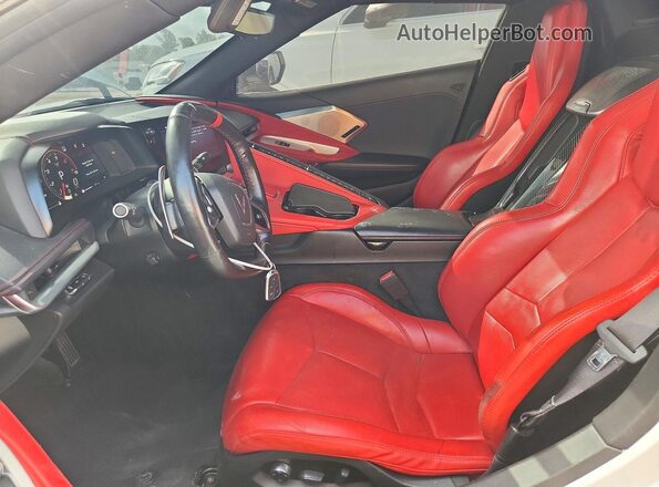 1G1YB3D46P5112853 2023 CHEVROLET CORVETTE White Vista interior delantera