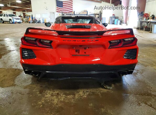 1G1YB3D48M5113580 2021 CHEVROLET CORVETTE Red Rear view