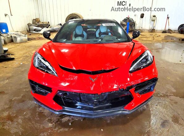 1G1YB3D48M5113580 2021 CHEVROLET CORVETTE Red Front view