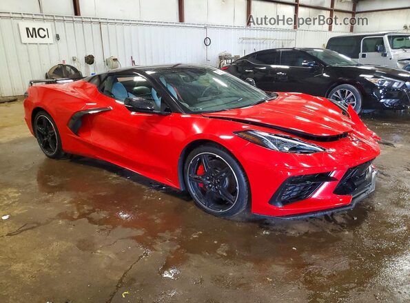1G1YB3D48M5113580 2021 CHEVROLET CORVETTE Red Front right