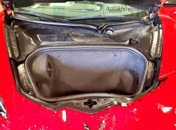 1G1YB3D48M5113580 2021 CHEVROLET CORVETTE Red Rear interior view