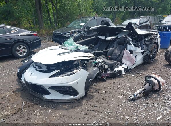 1G1YB3D49P5130781 2023 CHEVROLET CORVETTE White წინა მარცხენა ხედი სამი მეოთხედიდან