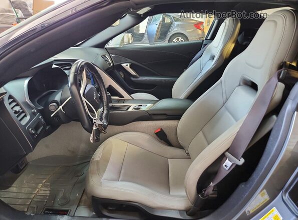 1G1YB3D74G5123344 2016 CHEVROLET CORVETTE Charcoal Front interior view
