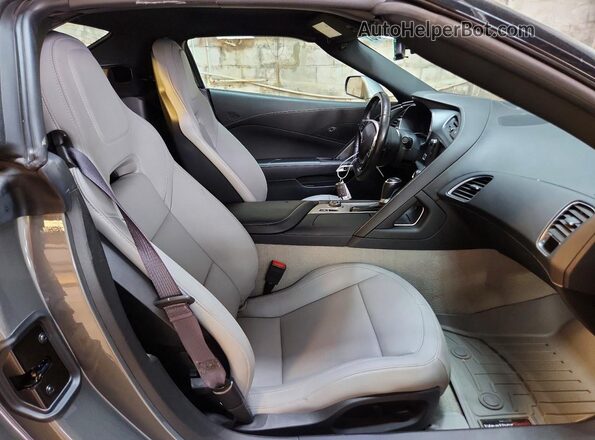 1G1YB3D74G5123344 2016 CHEVROLET CORVETTE Charcoal Rear seats view
