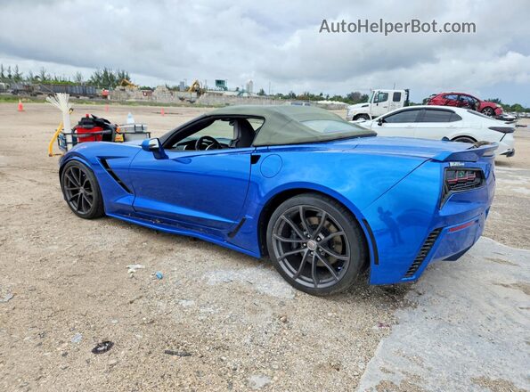 1G1YB3D79G5122707 2016 CHEVROLET CORVETTE Синий Задняя левая четверть
