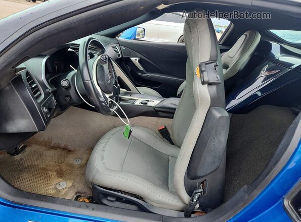 1G1YB3D79G5122707 2016 CHEVROLET CORVETTE Синий Вид салона спереди