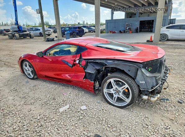 1G1YC2D41N5100873 2022 CHEVROLET CORVETTE Red უკანა მარცხენა