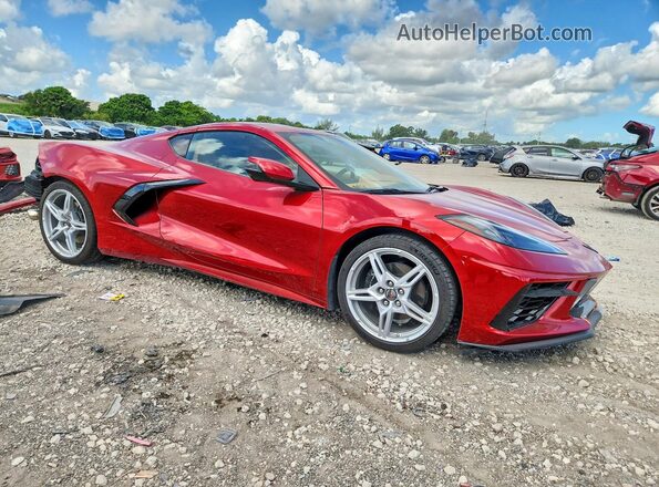 1G1YC2D41N5100873 2022 CHEVROLET CORVETTE Red წინა მარჯვენა