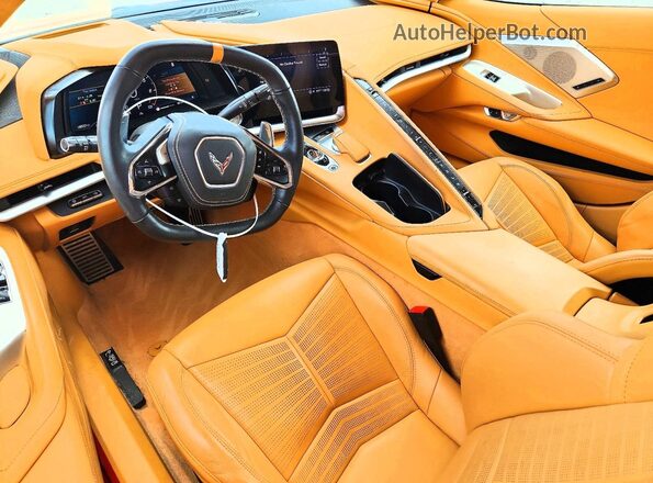 1G1YC2D41N5100873 2022 CHEVROLET CORVETTE Red წინა პანელის ხედი