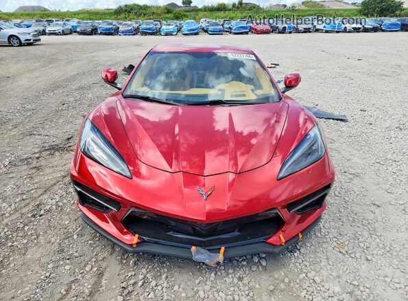 1G1YC2D41N5100873 2022 CHEVROLET CORVETTE Red წინა ხედი