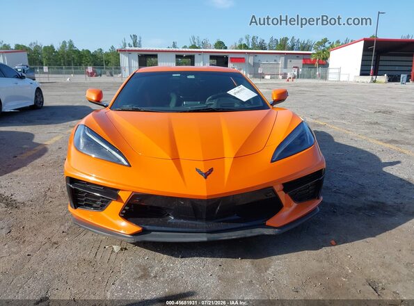 1G1YC2D42N5103247 2022 CHEVROLET CORVETTE Orange Vista del cuadro de instrumentos