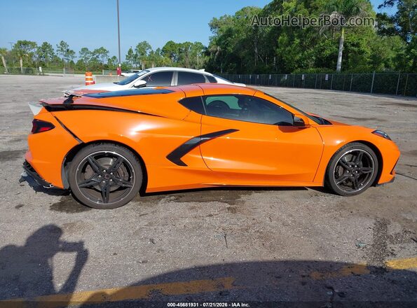 1G1YC2D42N5103247 2022 CHEVROLET CORVETTE Orange Vista interior trasera