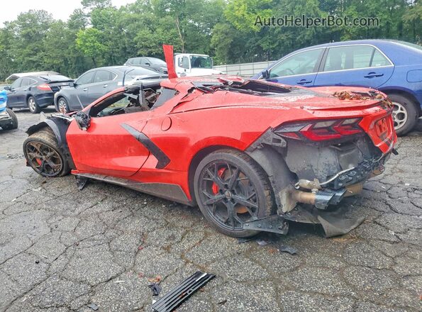 1G1YC2D44M5117083 2021 CHEVROLET CORVETTE Red Rear left