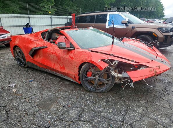 1G1YC2D44M5117083 2021 CHEVROLET CORVETTE Red Front right
