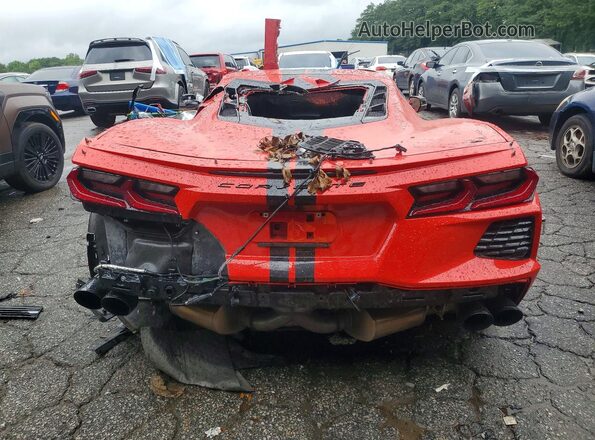 1G1YC2D44M5117083 2021 CHEVROLET CORVETTE Red Rear view