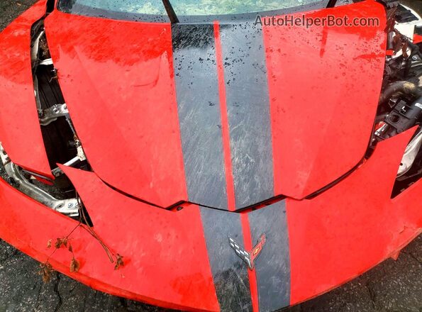 1G1YC2D44M5117083 2021 CHEVROLET CORVETTE Red Rear interior view
