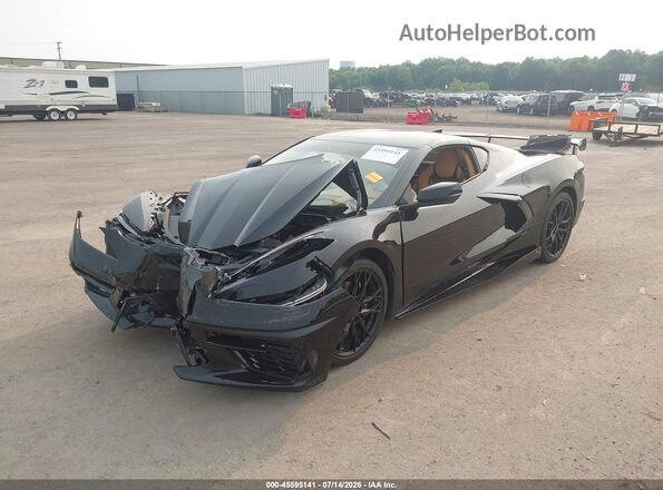 1G1YC2D44P5113930 2023 CHEVROLET CORVETTE Black Передня ліва чверть