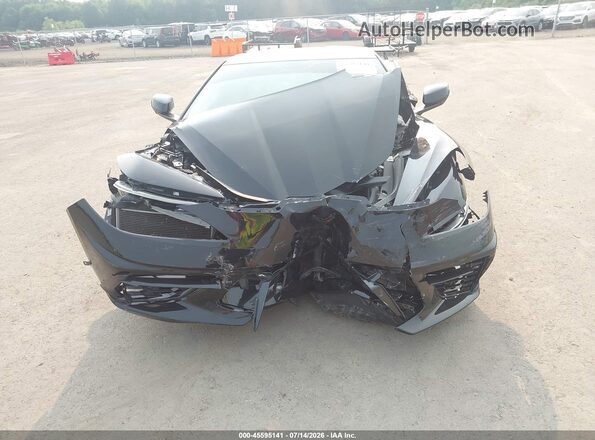 1G1YC2D44P5113930 2023 CHEVROLET CORVETTE Black Вид спереду