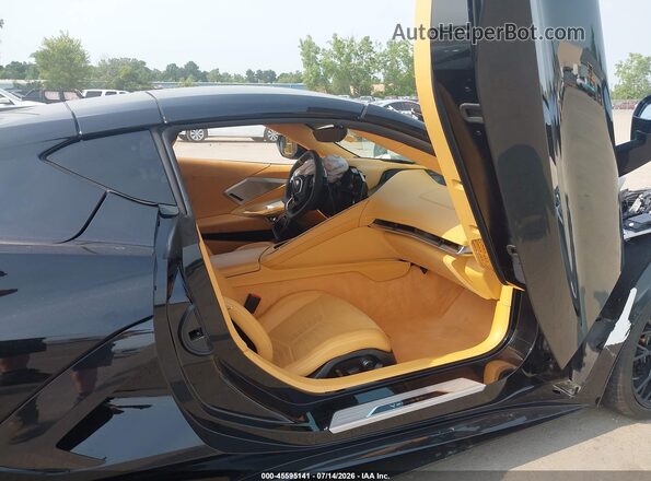 1G1YC2D44P5113930 2023 CHEVROLET CORVETTE Black Вид салону спереду