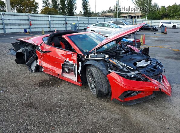 1G1YC2D44P5116939 2023 CHEVROLET CORVETTE Red Przód prawy