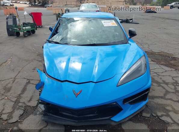 1G1YC2D47N5102353 2022 CHEVROLET CORVETTE Blue ხელსაწყოთა პანელის ხედი