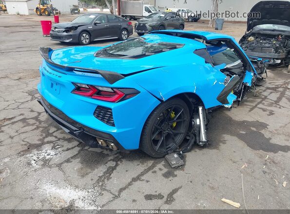 1G1YC2D47N5102353 2022 CHEVROLET CORVETTE Blue უკანა მარჯვენა