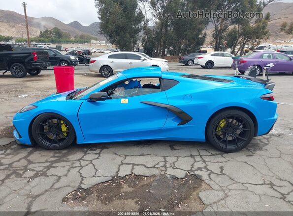 1G1YC2D47N5102353 2022 CHEVROLET CORVETTE Blue სალონის 360-გრადუსიანი ხედი