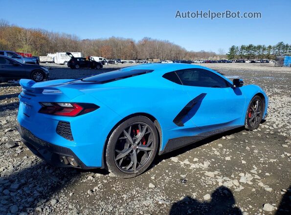 1G1YC2D48M5120908 2021 CHEVROLET CORVETTE Blue Rear right