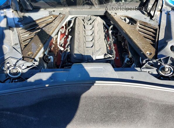 1G1YC2D48M5120908 2021 CHEVROLET CORVETTE Blue Rear interior view