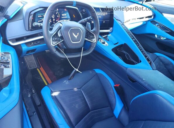 1G1YC2D48M5120908 2021 CHEVROLET CORVETTE Blue Dashboard view