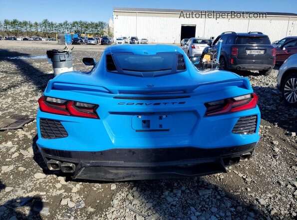 1G1YC2D48M5120908 2021 CHEVROLET CORVETTE Blue Rear view