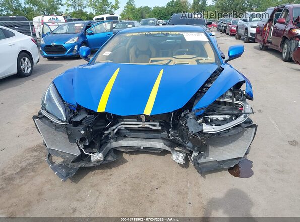 1G1YC2D49T5102710 2026 CHEVROLET CORVETTE Blue წინა ხედი